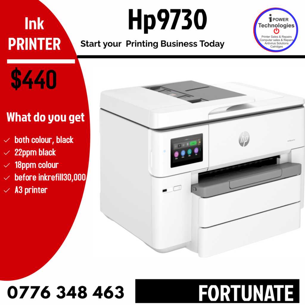 HP 9730 A3 printer