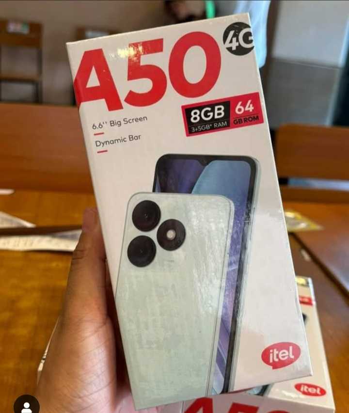 A picture of Itel A50 64GB Storage 2GB RAM 13MP Camera 4000mah Battery