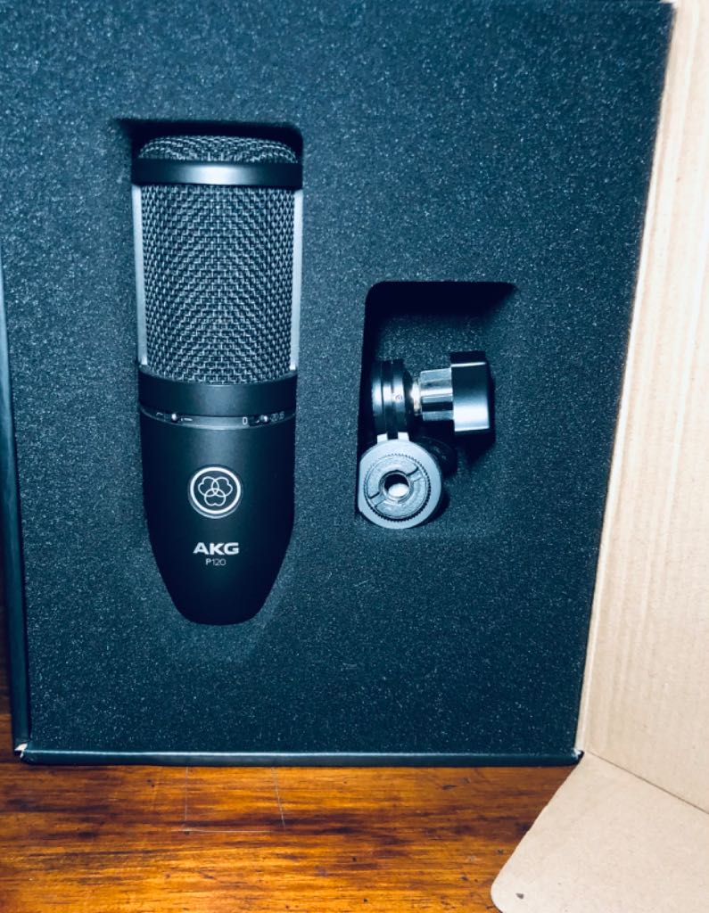 A picture of AKG P120 studio condenser microphone 