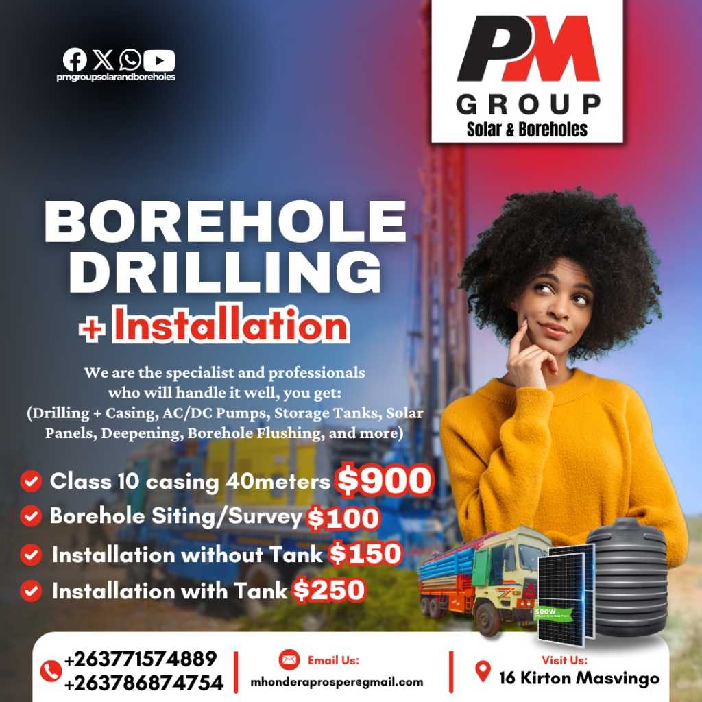 Borehole drilling and solar Installations 