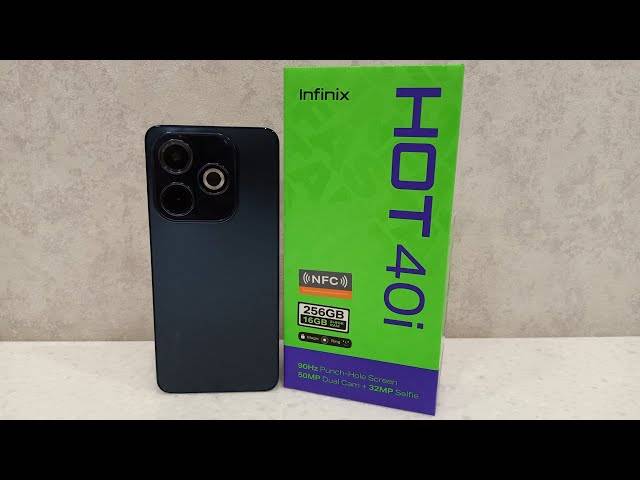 Infinix Hot 40i 256GB 8GB RAM 50MP Camera 5000mah Battery 