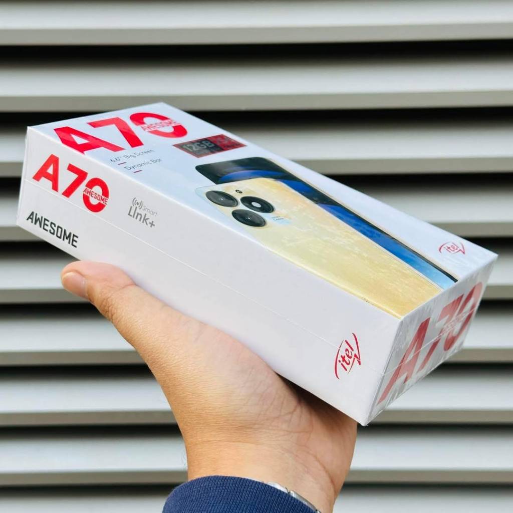 A picture of Itel A70 256GB Storage