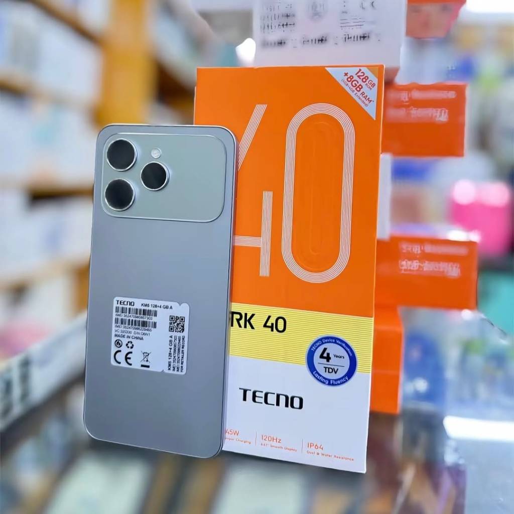 A picture of Tecno Spark 40 128GB 5200mah Battery Great Performance