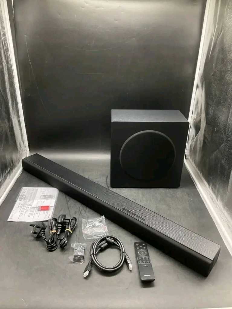 A picture of HISENSE 3 1 SOUNDBAR WITH WIRELESS SUBWOOFER 480W