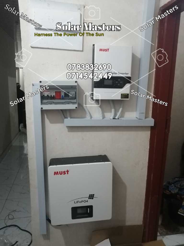 A picture of Solar System Installation 