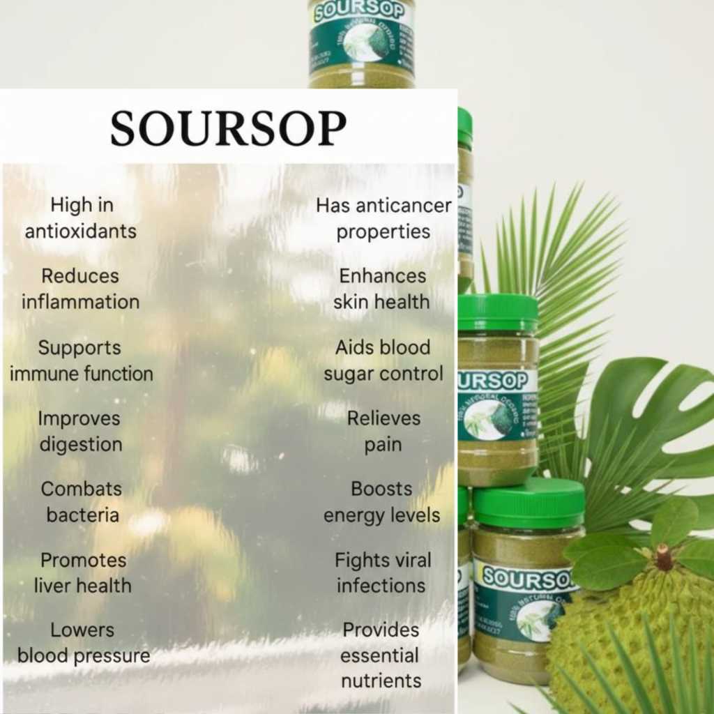 A picture of Soursop Graviola Powder range
