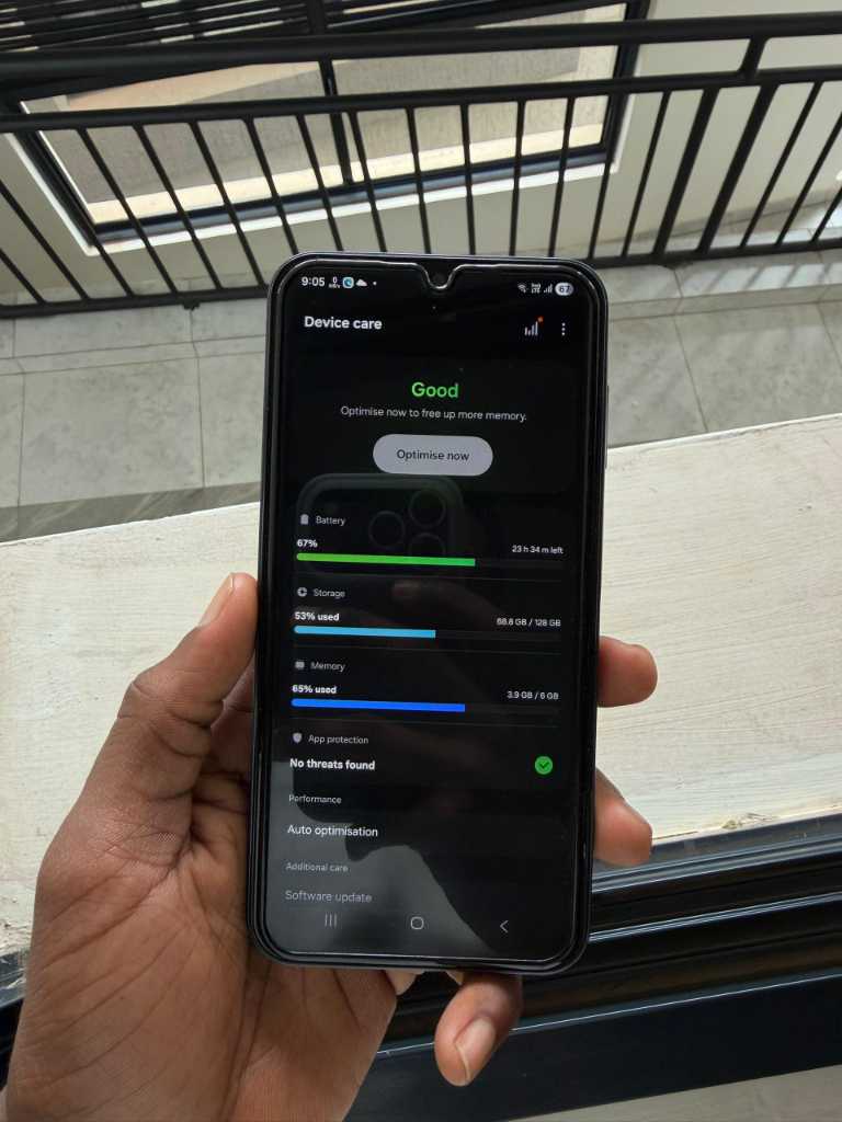 A picture of Samsung galaxy A15 5G