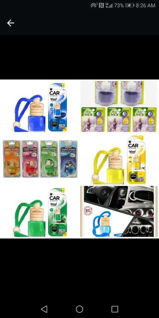 A picture of Car fragrances 