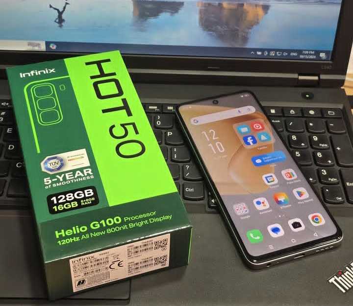 Infinix Hot 50 128GB Storage 8GB RAM 48MP Camera 5000mah Battery 