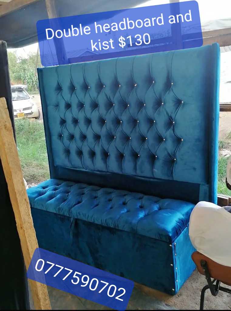 A picture of Headboard and kists 
