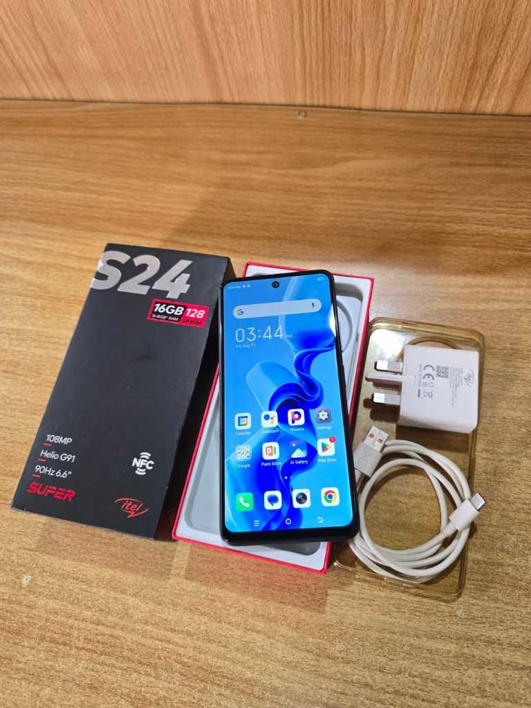 A picture of Itel S24 128GB with 108MP Camera Good Camera Quality