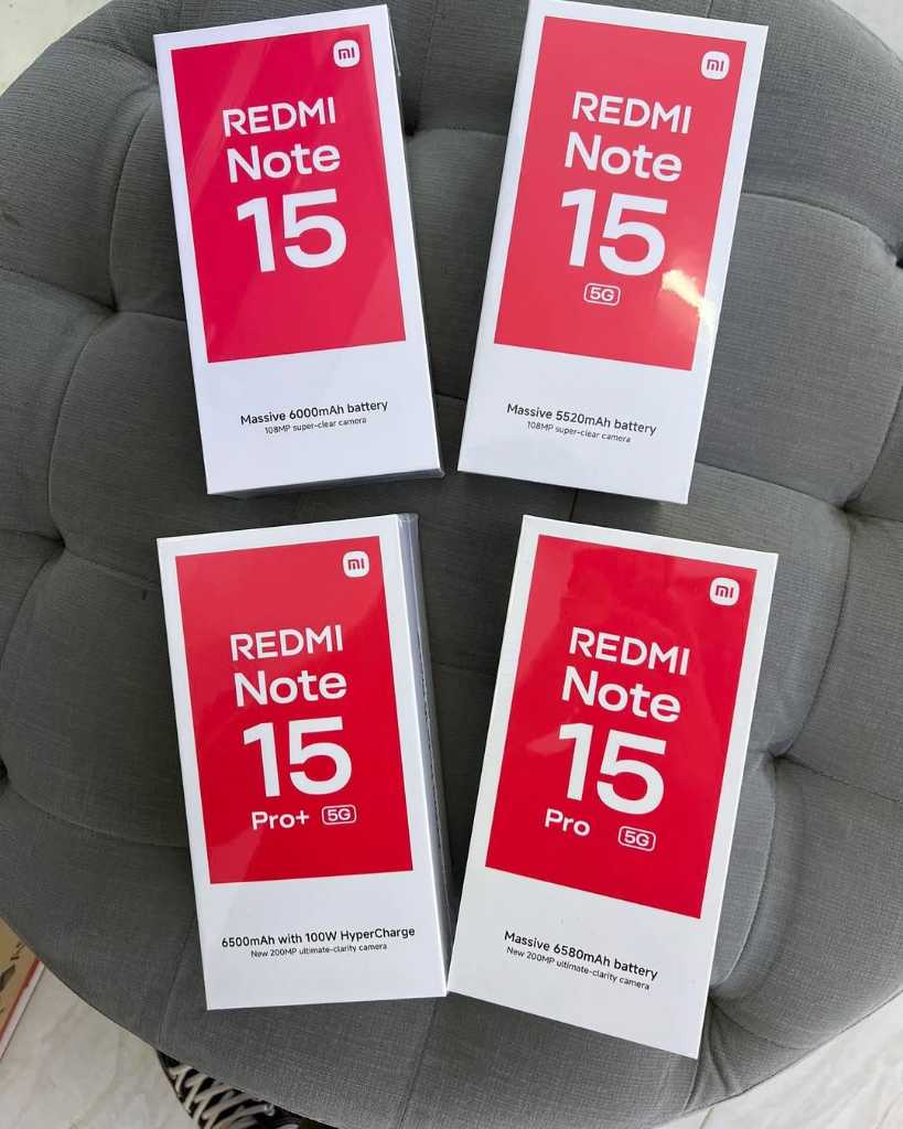 A picture of Redmi Note 15 4G 6000mah Battery Curved Screen 108MP Camera