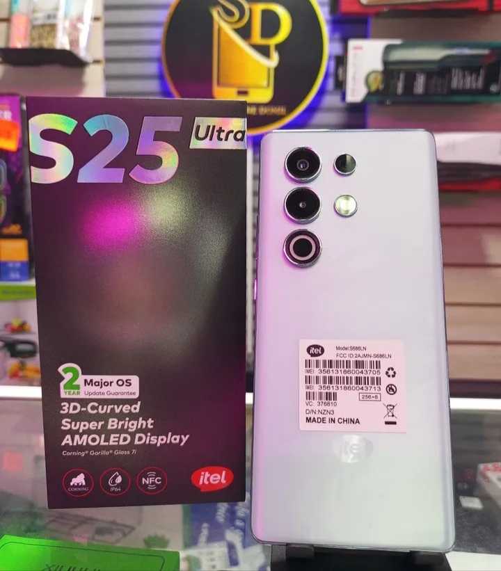 Itel S25 Ultra 256GB Curved Screen 