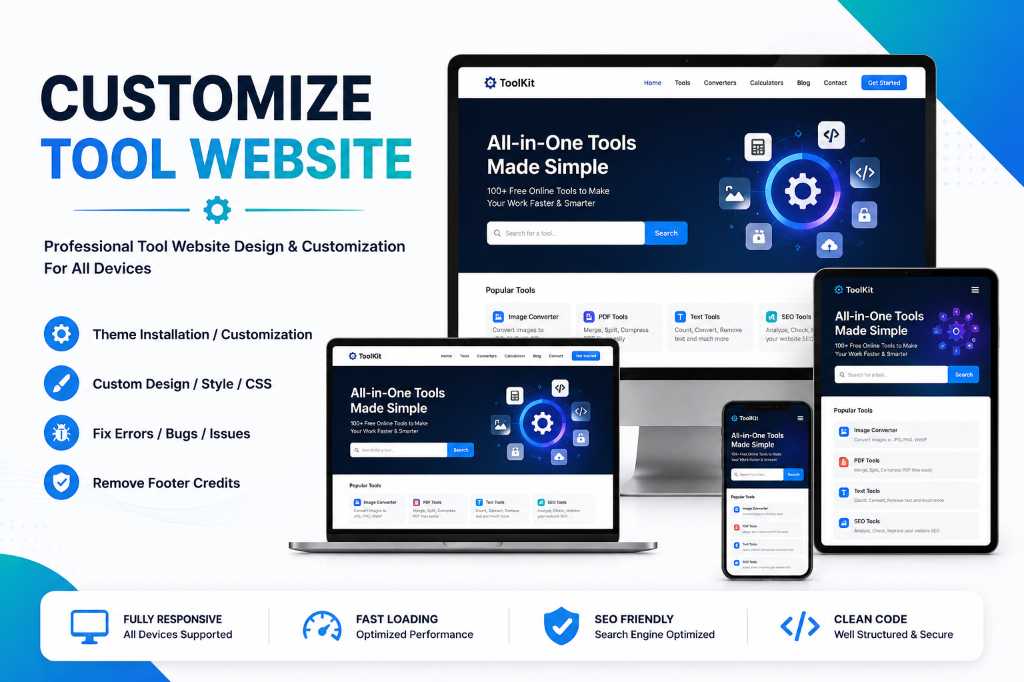 A picture of Website customization Blogger