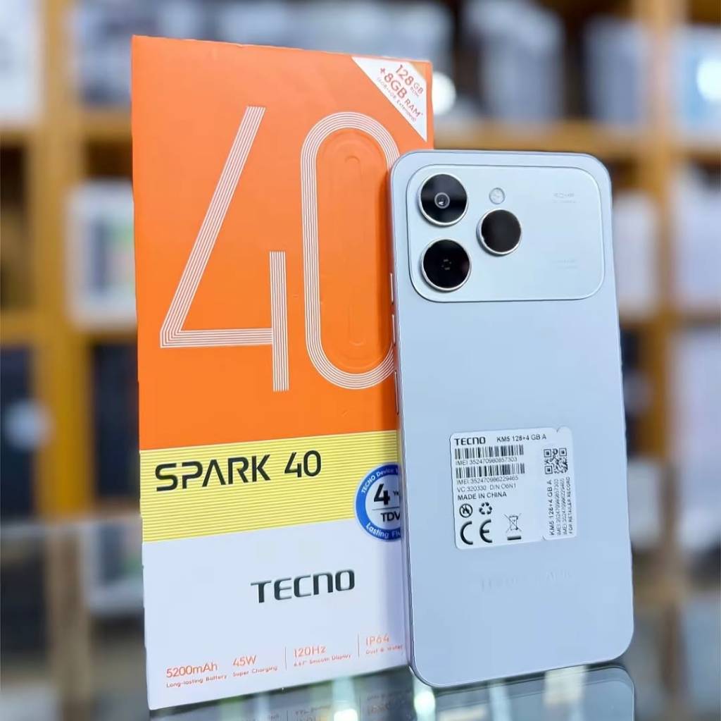 A picture of Tecno Spark 40 128GB 5200mah Battery Great Performance