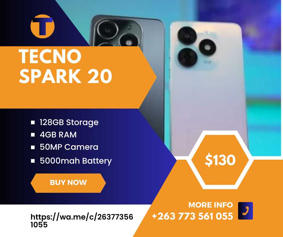 A picture of Tecno Spark 20 