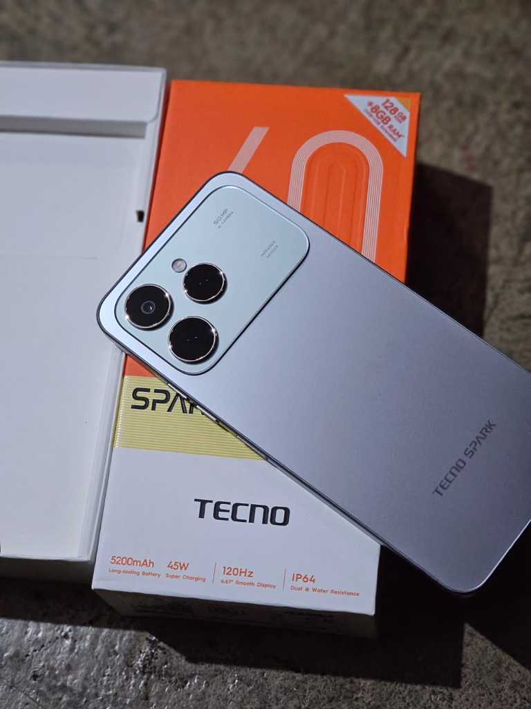 A picture of Tecno Spark 40 128gb fast performance user friendly 