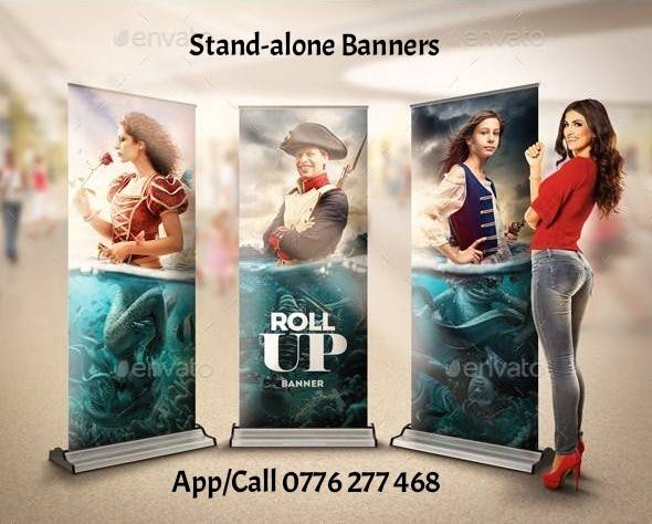 STAND-ALONE BANNERS (X-FRAME, ROLL-UP)