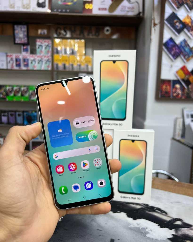 A picture of Samsung M36 5G Good Gaming Phone