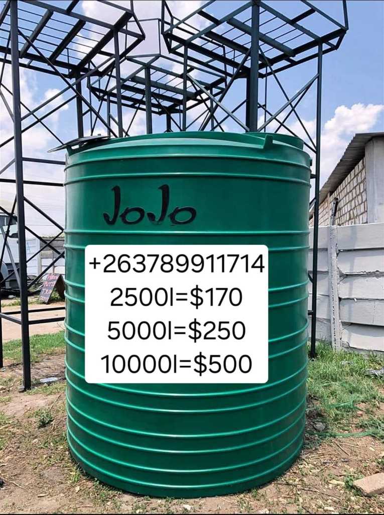 A picture of Jojo water tank and stand for sale 