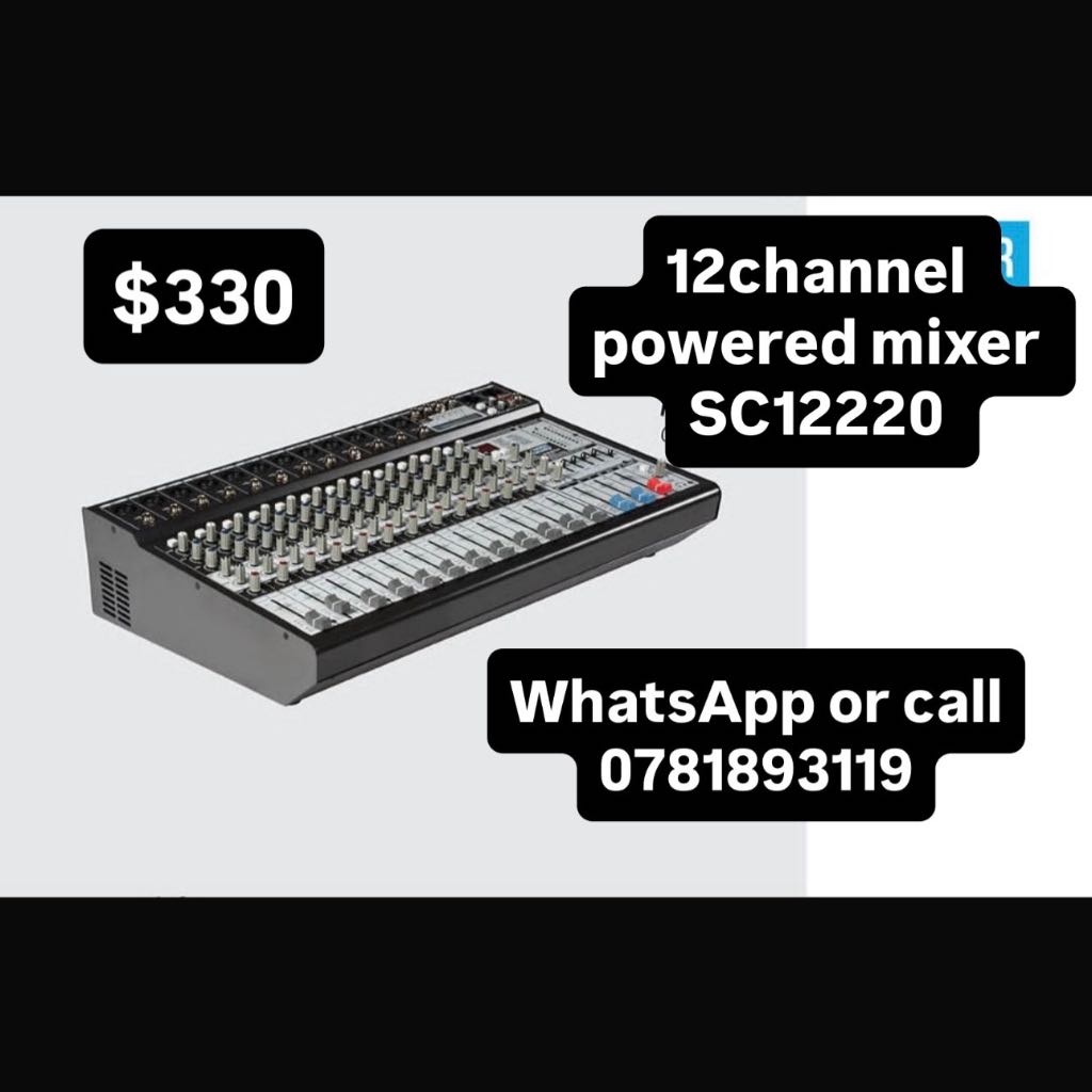 A picture of Powered mixer