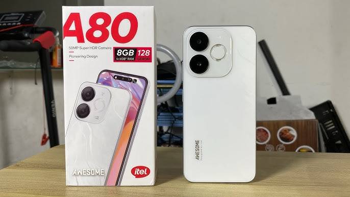 Itel A80 128GB Storage 4GB RAM 13MP Camera 5000mah Battery 