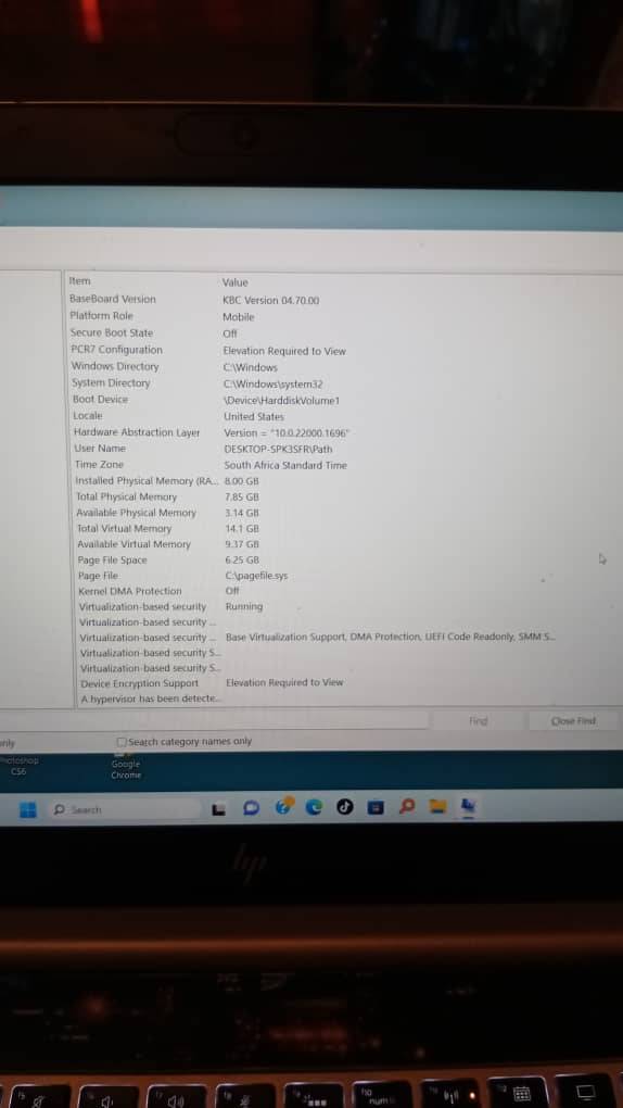 A picture of HP EliteBook G8 Laptop