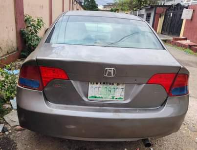 A picture of Partly First body Honda Civic 2008 with a sound engine