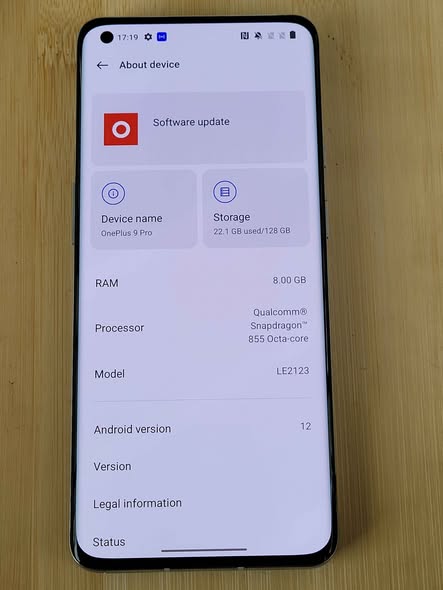 A picture of ONEPLUS 9PRO 128GB