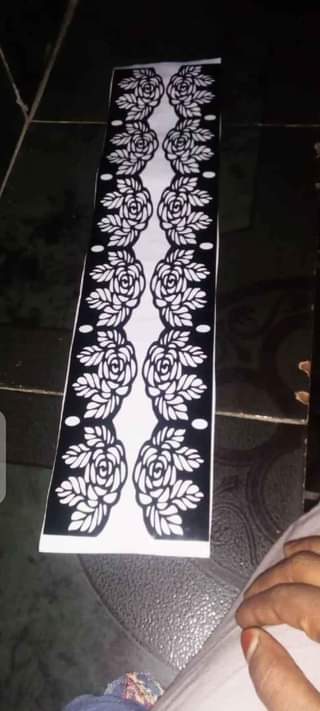 A picture of Henna stickers