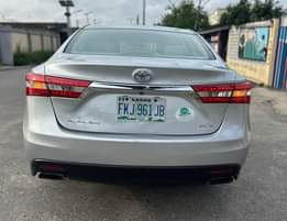 A picture of 2014 Toyota Avalon XLE registered Price 13 Million Naira only