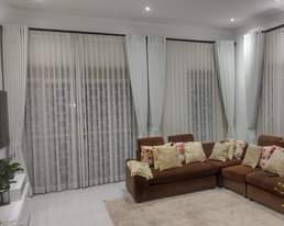 A picture of Curtains nets blinds rods and all interiors and accessories