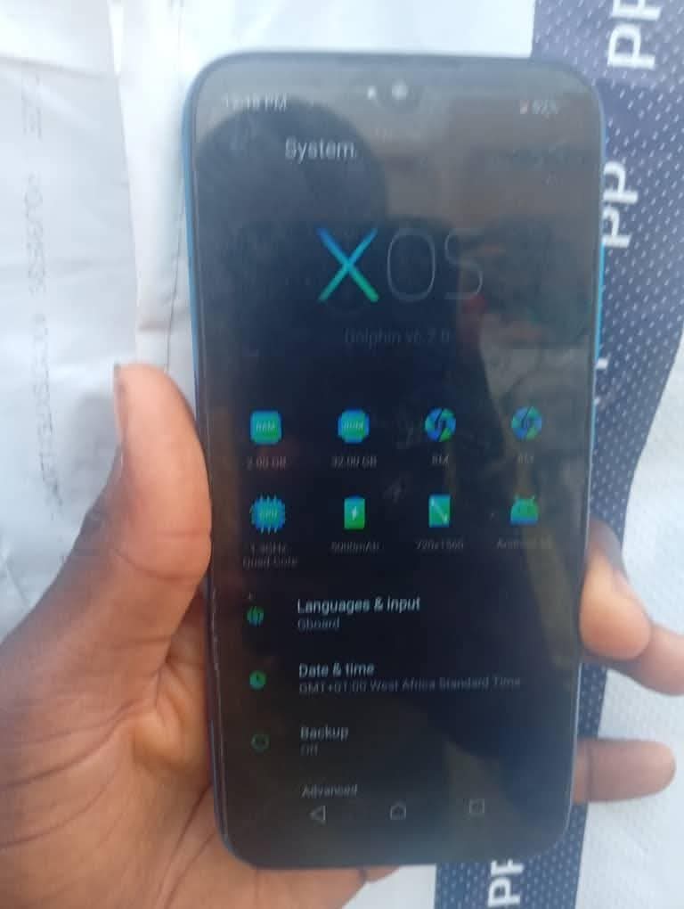 A picture of Infinix smart hd