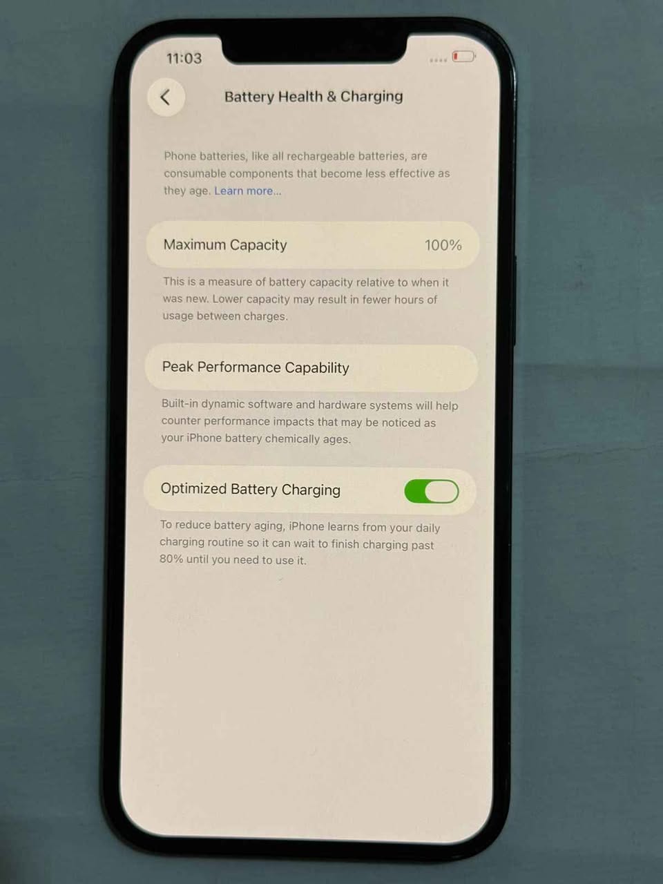 A picture of IPhone 12Pro Max 256GB