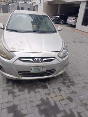 A picture of Hyundai accent 2012 model