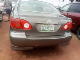 A picture of Corrola perfect condition location owerri price 3 4noting to fix