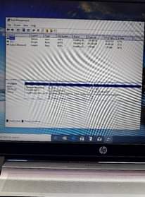 A picture of HP laptop