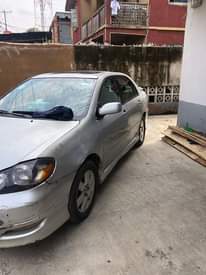 A picture of 2007 Toyota Corolla sport complete first body untempered engine gear