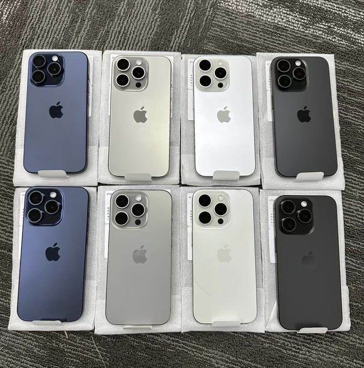A picture of iPhones