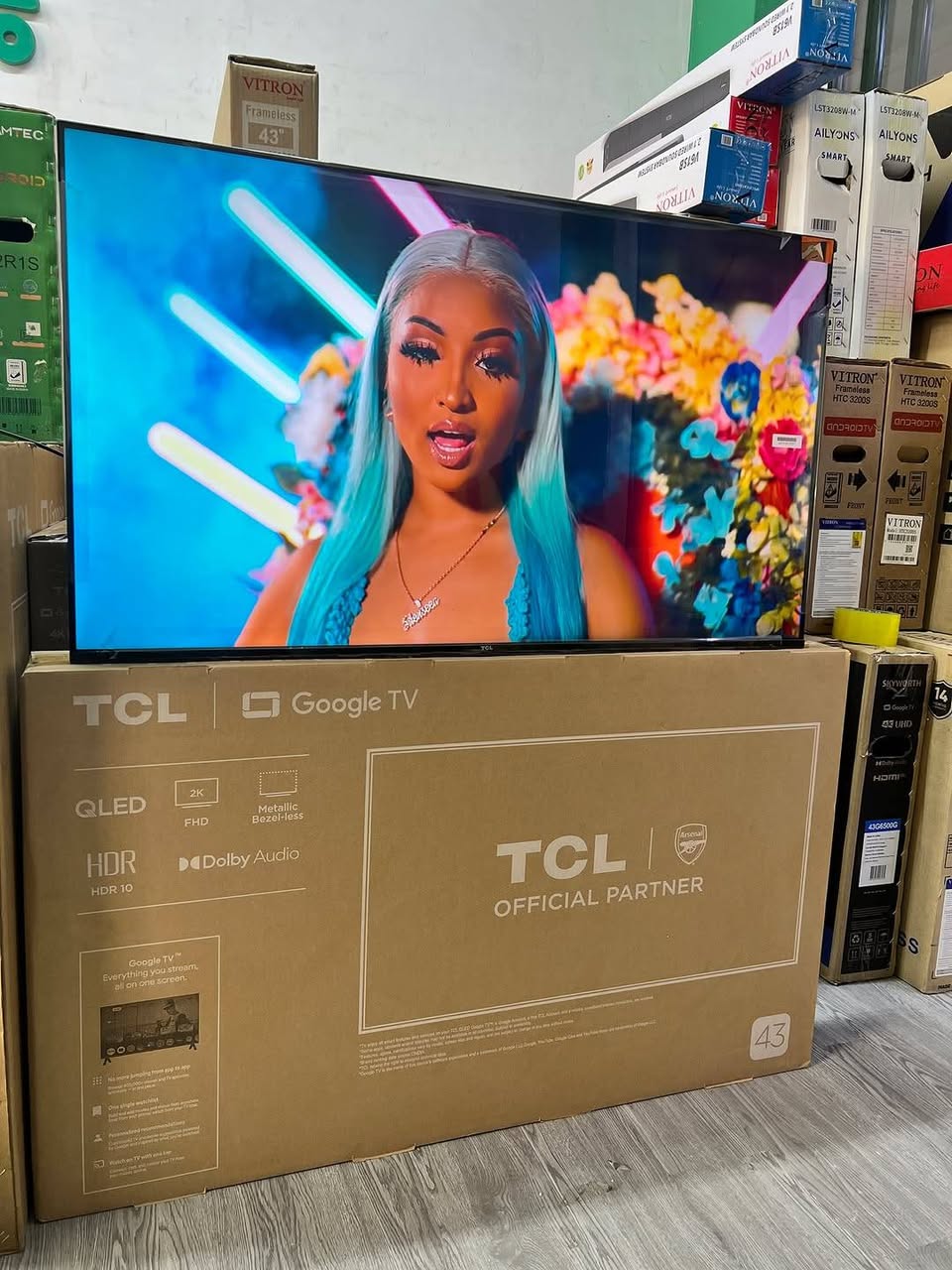 A picture of TCL HISENSE TV BRAND NEW SMART