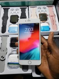 A picture of iPhone 6plus 64Gb storage at only UGX 150k