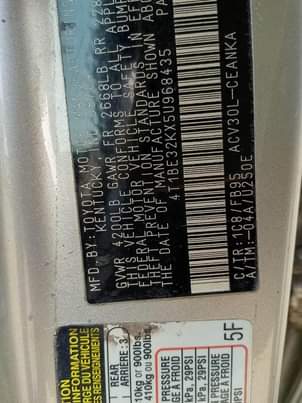 A picture of Toyota Camry 2006