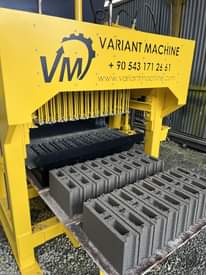 A picture of Second Hand 5 Per Press Concrete Brick Machine Copmlete Set