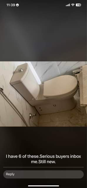 A picture of Tiles toilet bath tab for sale
