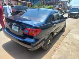 A picture of Toyota Corolla 2003 Tokunbos standard Color Oven baked on first