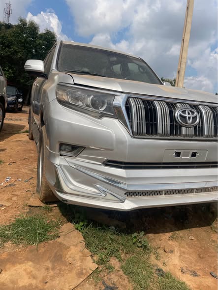 A picture of A body converted to Prado jeep 2022 with a sound