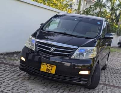 A picture of ON SALE DU Price 15.5m TOYOTA ALPHARD BAMPA NDOGO KALI