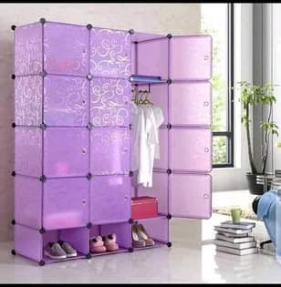 A picture of THREE COLUMN PLASTIC CLOSETS