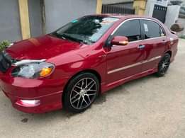 A picture of Fully pimped Tokunbo Toyota corolla Automatic Transmission fabric interior Alloy