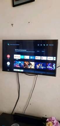 A picture of Hisense 32 smart android tv with Bluetooth